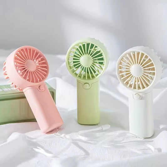 Portable Mini Handheld Fan – Lightweight, Adjustable & Cute Pocket Air Cooler